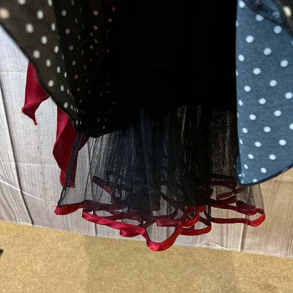 Wishes Wishes Wishes Polka Dot Dress Sz S - Picture 3 of 7